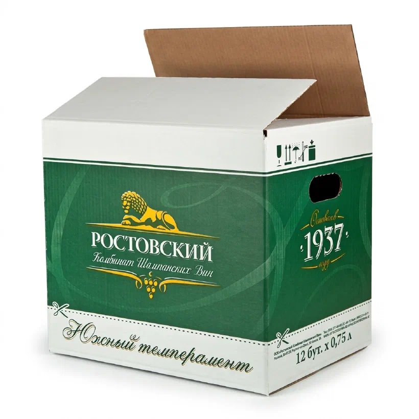 Гофроящик для бутылок, гофроупаковка производства «Престиж-Упак»