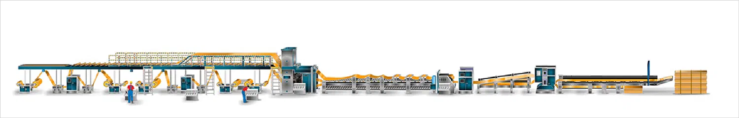 Гофроагрегат WD2200-150SX в цехе «Престиж-Упак»